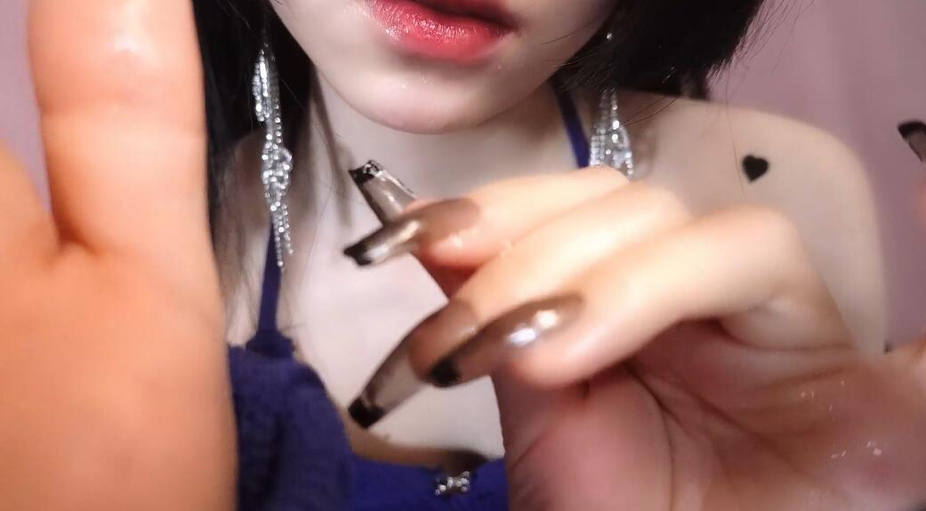 小羊喵 ASMR 水哒哒的摸脸脸~