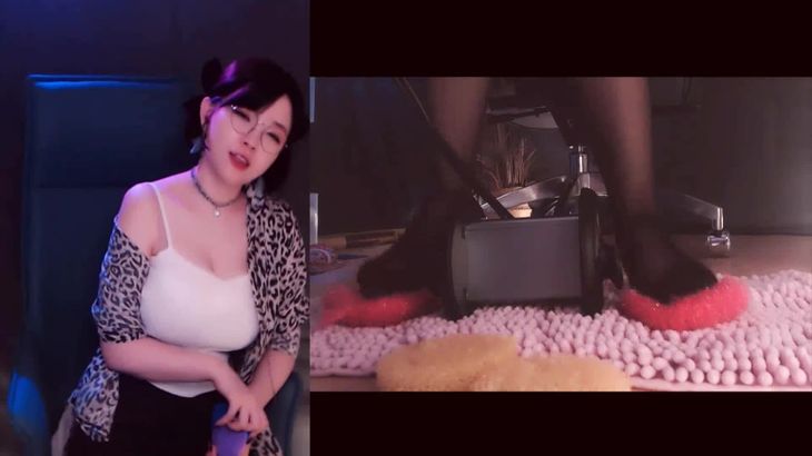 ASMR肉淼淼 脚脚系列 黑丝脚脚