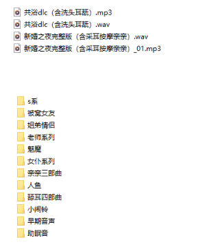 烛灵儿四周年舰长礼物ASMR合集：40部沉浸式助眠音声+角色扮演 [40A/17.5G]