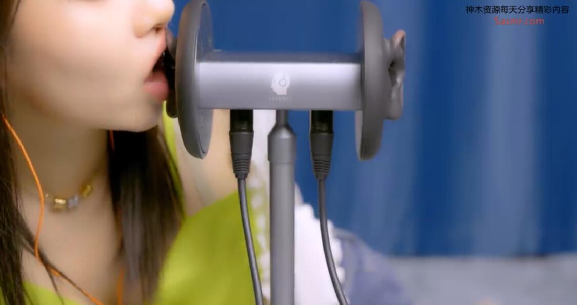 中文ASMR 小萌  喘息 口腔音 舔耳 弹舌音